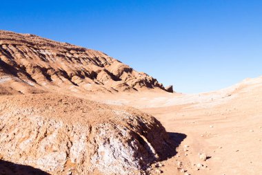 Ay Vadisi manzarası, Şili. Şili panoraması. Valle de la Luna