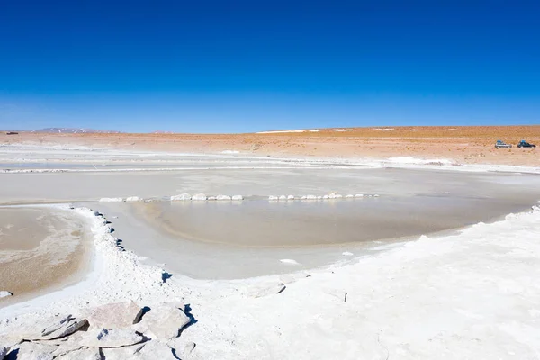 Vista Lagoa Boliviana Bolívia Vista Salar Chalviri — Fotografia de Stock