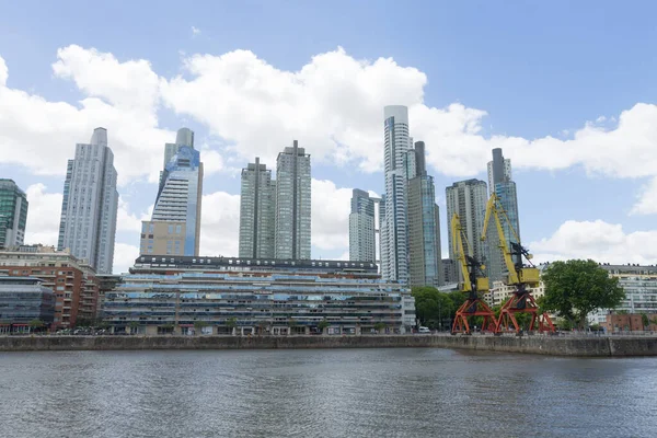 Edifici Moderni Puerto Madero Buenos Aires Argentina Punto Riferimento Paesaggio — Foto Stock