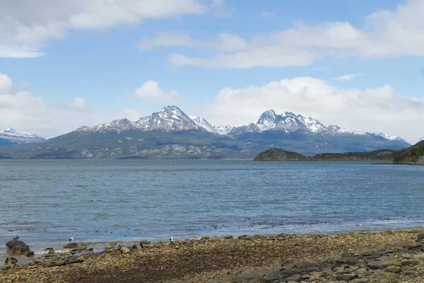 Hoste Eiland Uitzicht Tierra Del Fuego Nationaal Park Argentinië Land — Stockfoto