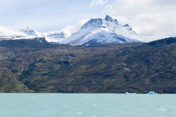 Navigatie Argentino Meer Patagonië Landschap Argentinië Patagonisch Panorama — Stockfoto