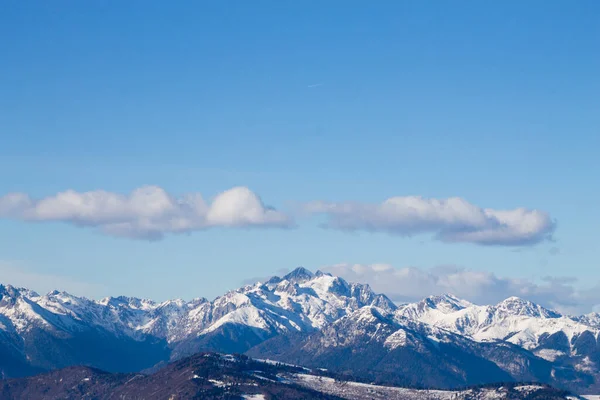 High Mountain Italian Alps Asta Peak View Fiemme Valley Italy — 图库照片