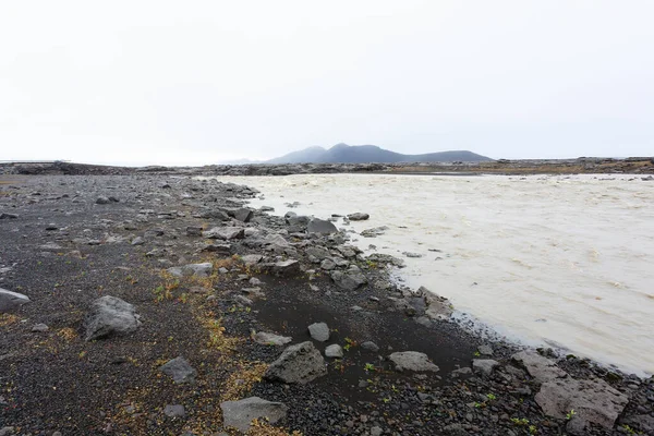 Islanda Paesaggio Lungo Strada Askja Desolato Panorama Islandese — Foto Stock