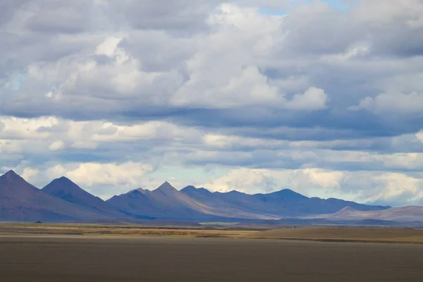 Desolate landscape along central highlands of Iceland. Iceland panorama. Route F907