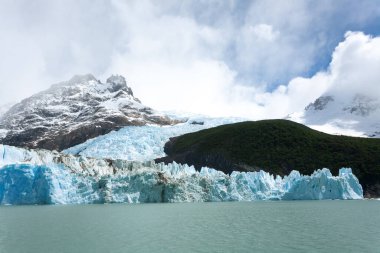 Arjantin Gölü 'nden Spegazzini Buzulu manzarası, Patagonya manzarası, Arjantin. Lago Argentino