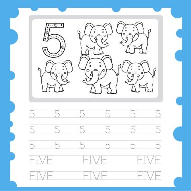 Çocuk için çalışma çizelgesi çizer.