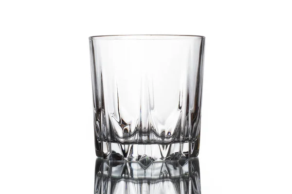 Whiskeyglas Isoliert Auf Weißem Hintergrund lizenzfreie Stockbilder