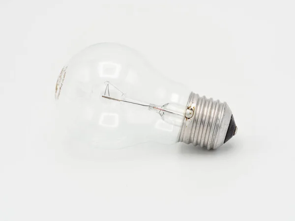 Close Light Bulb White Background Energy Theme — Foto Stock