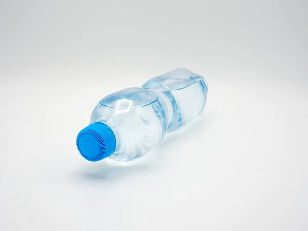 Plastic Bottle Mineral Water White Background — Stock Photo, Image