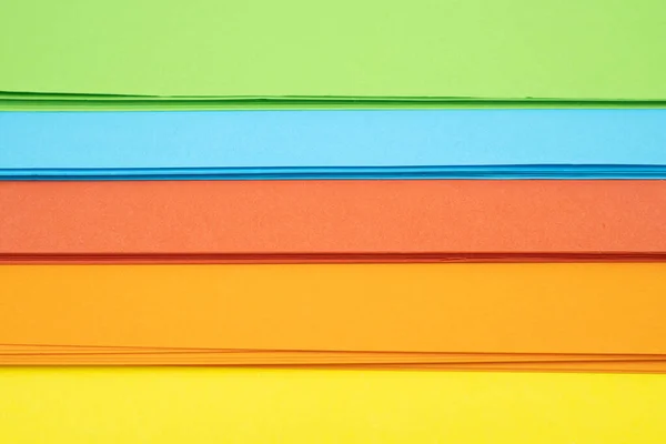 Abstract Background Rainbow Colored Paper Rich Shades Close — Stock Photo, Image