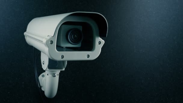 Enregistrement Caméra Surveillance Sur Tir Boucle Murale — Video