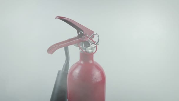 Smoke Filling Room Fire Extinguisher — Stok Video