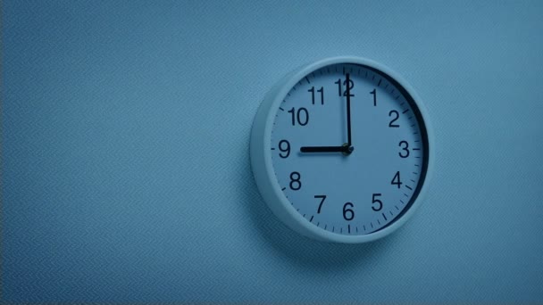 Heures Horloge Bureau Tir Mouvement — Video