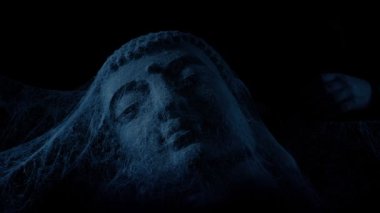 Adam Buda 'nın Kafasını Tapınaktan Antik Yadigardan Aldı