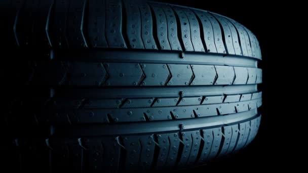 Passerar Generic Car Tire Grip Surface — Stockvideo