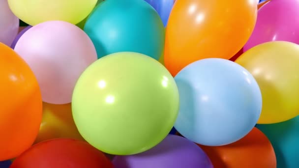 Viele Luftballons Auf Party — Stockvideo