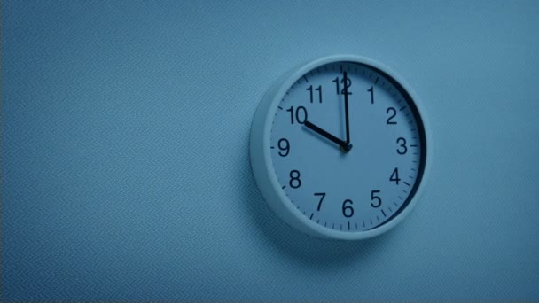 Clock Офісний Годинник Рухається Постріл — стокове відео