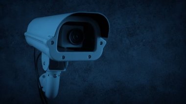 Duvardaki CCTV kamerası Karanlık Döngülü Çekim