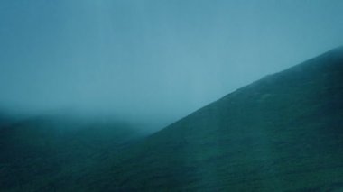 Sisli Tepe 'ye Şiddetli Yağmurlu