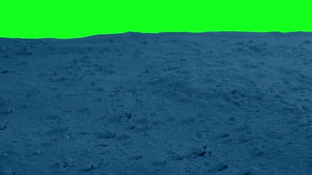 Desert Floor Nocy Greenscreen — Wideo stockowe