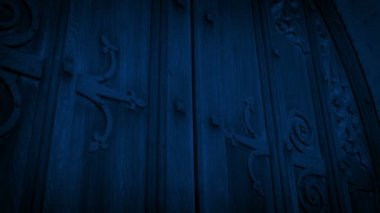 Gece Büyük Ortaçağ Kapısı