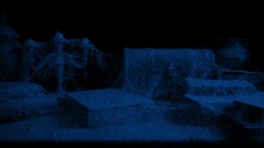 Karanlık Örümcekağlarıyla kaplı Konak Masası