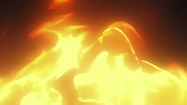 Smoky Flaming Antorcha Cerca — Vídeos de Stock