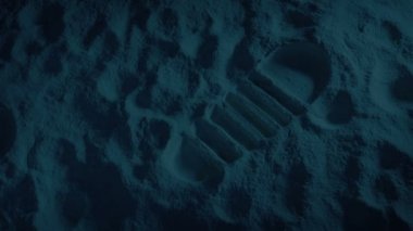 UFO Yeşil Işıltılı Ay Çıkarma Alanını Işıklar
