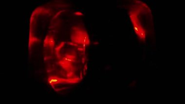 Parlayan Kırmızı Işık Tehlike Uyarı Döngüsü