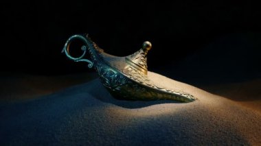 Arap Lambası Kum Mağarasına Gömüldü