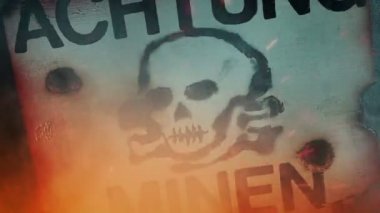 Mayın Sahası Yangın Tehlike İşareti