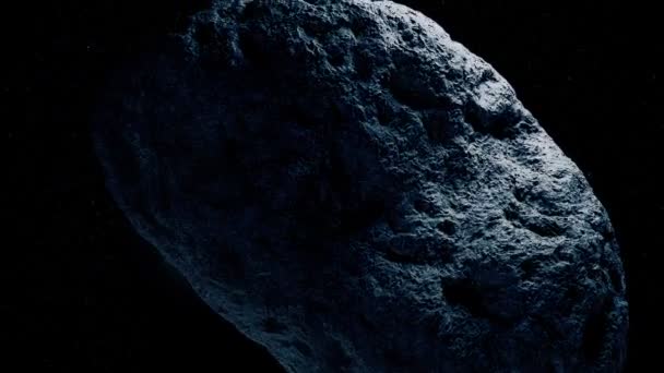 Dünya Felaketinin Sonu Dünya Giden Meteorit — Stok video