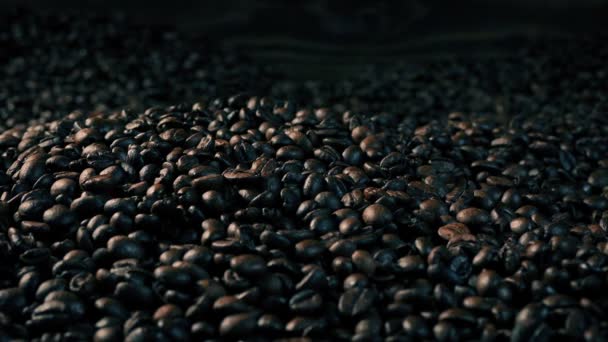 Coffee Pile Rotating Closeup Shot — Stock Video