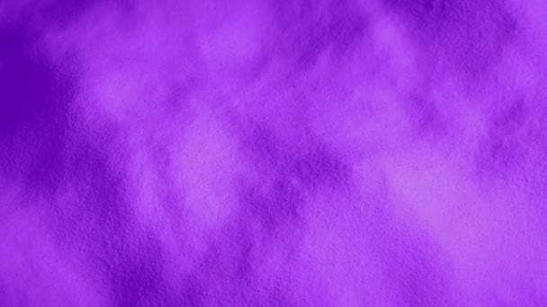 Fine Purple Powder Material Rotating Slowly — Stockvideo