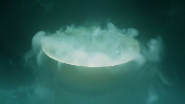Smoky Magic Potion Bowl Shots — Stock Video