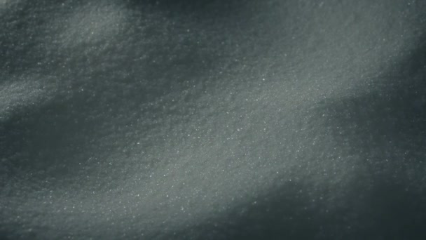 Salt Pile Surface Closeup Moving Shot — Stock Video