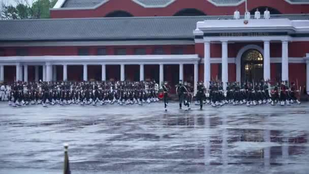 Academia Militar Indiana IMA desmaiando desfile 2021. — Vídeo de Stock