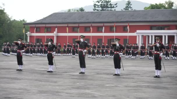 Academia Militar Indiana IMA desmaiando desfile 2021. — Vídeo de Stock