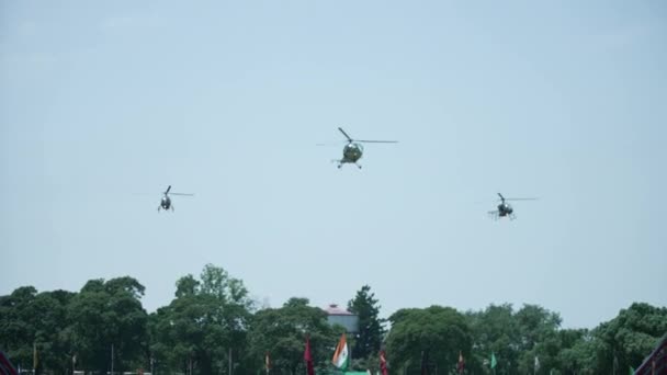 Indische Militärakademie IMA verzichtet auf Parade 2021. — Stockvideo