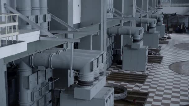 水力発電所の機械 — ストック動画