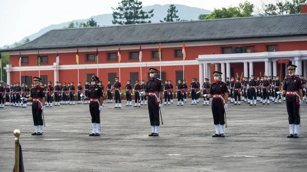 Academia Militar India IMA repartiendo desfile 2021. — Foto de Stock
