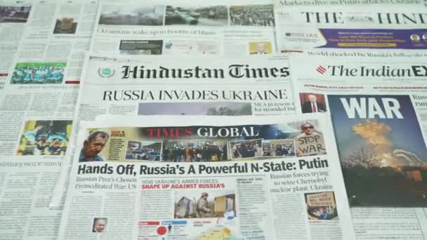 Nieuws over de crisis in Oekraïne en Rusland — Gratis stockvideo