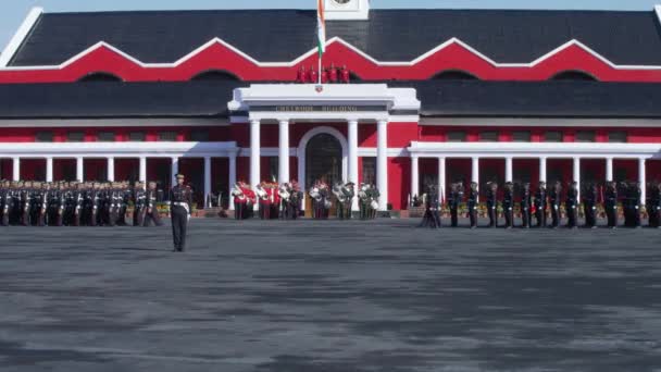 Indian Military Army Passing out Parade — Stock Video