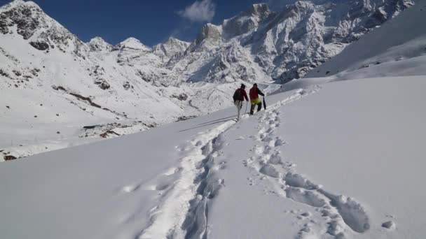 Rudraprayag Uttarakhand India Gennaio 2022 Valli Dell Himalaya Sono Posto — Video Stock