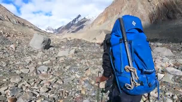 Dehradun Uttarakhand India August 2021 Indian Climbers Tracking Everest South — Stock Video