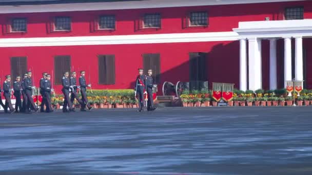 Dehradun Uttarakhand India December 2021 Indian Military Army Ima Passing — Stock Video