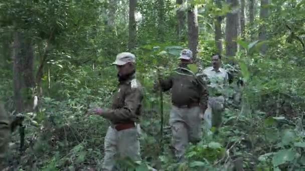 Dehradun Uttarakhand India June 2022 Forest Officials Patrol Protect Animals — Stok video