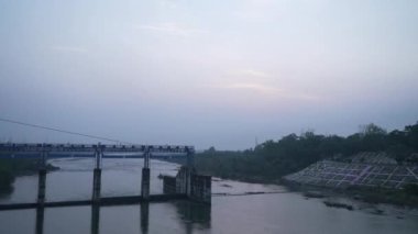 Timelapse shot of Ram Ganga river close to Jim Corbett national park in India. HQ Apple Prores 60 FPS 4k footage.