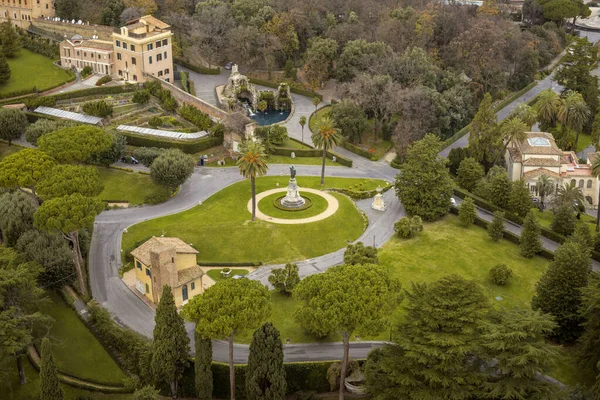 Aerial View Vatican City Gardens — Stock Photo, Image