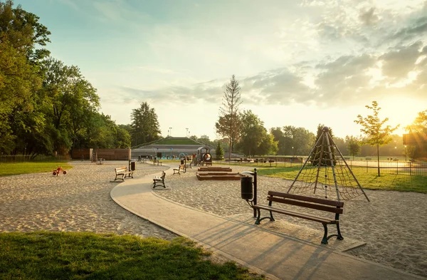 Jordanien Park Park Jordana Krakow Polen — Stockfoto